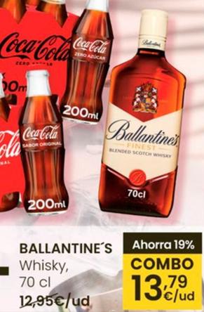 Oferta de Ballantine's - Whisky por 12,95€ en Eroski