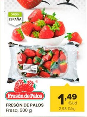 Oferta de Freson De Palos - Fresa por 1,49€ en Autoservicios Familia