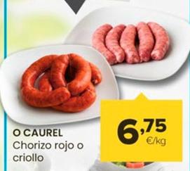 Oferta de O Caurel - Chorizo Rojo O Criollo por 6,75€ en Autoservicios Familia