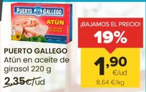 Oferta de Puerto Gallego - Atún En Aceite De Girasol por 1,9€ en Autoservicios Familia
