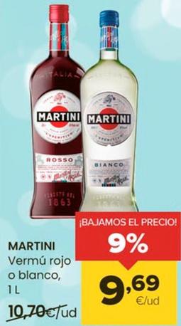 Oferta de Martini - Vermú Rojo O Blanco por 9,69€ en Autoservicios Familia