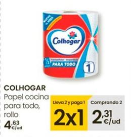 Oferta de Colhogar - Papel Cocina Para Todo, Rollo por 4,63€ en Eroski