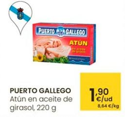 Oferta de Puerto Gallego - Atún En Aceite De Girasol por 1,9€ en Eroski