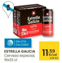Oferta de Estrella Galicia - Cerveza Especial  por 11,59€ en Eroski