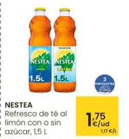 Oferta de Nestea - Refresco De Te Al Limon Con o Sin Azucar por 1,75€ en Eroski
