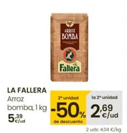 Oferta de La Fallera - Arroz Bomba por 5,39€ en Eroski
