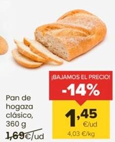 Oferta de Pan De Hogaza Clasico por 1,45€ en Autoservicios Familia