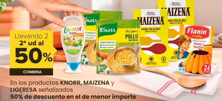 Oferta de En Los Productos Knorr, Maizena Y Ligeresa en Autoservicios Familia