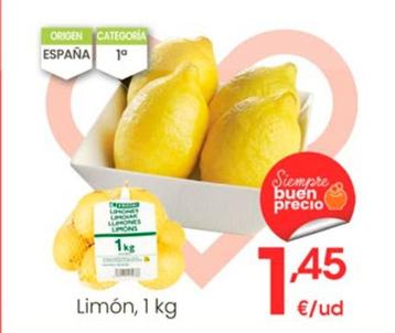 Oferta de Limon por 1,45€ en Eroski