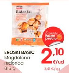 Oferta de Eroski - Basic Magdalena Redonda por 2,1€ en Eroski