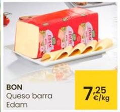 Oferta de Bon - Queso Barra Edam por 7,25€ en Eroski
