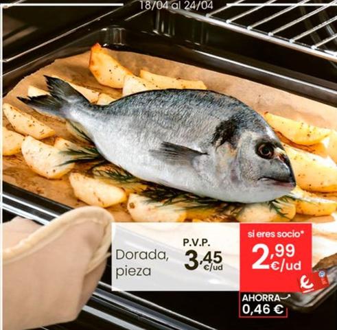 Oferta de Dorada Pieza por 3,45€ en Eroski