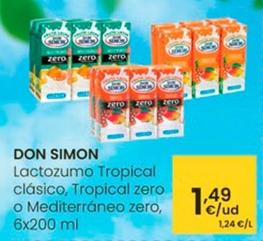 Oferta de Don Simón - Lactozumo Tropical Clasico por 1,49€ en Eroski