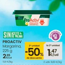 Oferta de Proactiv - Margarina por 2,95€ en Eroski