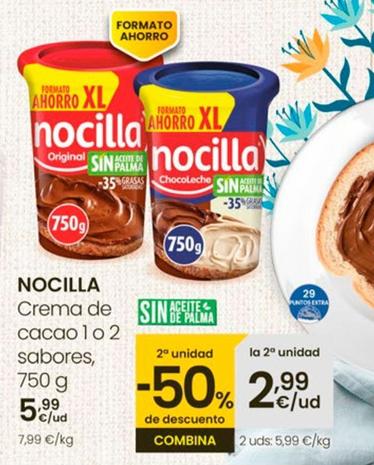 Oferta de Nocilla - Crema De Cacao por 5,99€ en Eroski