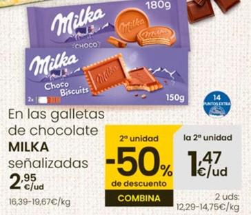 Oferta de Milka - En Las Galletas De Chocolate por 2,95€ en Eroski