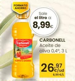 Oferta de Carbonell - Aceite De Oliva 0,4° por 26,97€ en Eroski