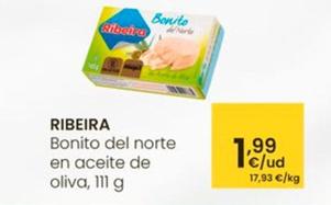 Oferta de Ribeira - Bonito Del Norte En Aceite De Oliva por 1,99€ en Eroski