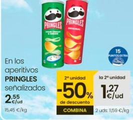 Oferta de Pringles - En Los Aperitivos por 2,55€ en Eroski