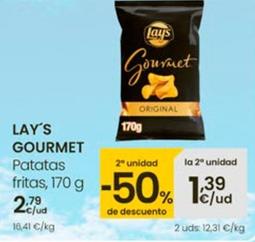 Oferta de Lay's Gourmet - Patatas Fritas por 2,79€ en Eroski