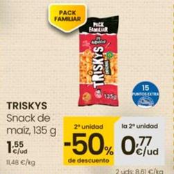 Oferta de Triskys - Snack De Maiz por 1,55€ en Eroski