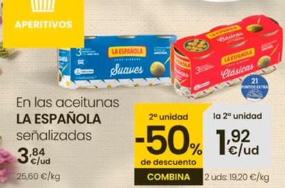 Oferta de La Española - En Las Aceitunas por 3,84€ en Eroski