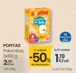Oferta de Popitas - Palomitas por 2,39€ en Eroski