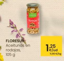 Oferta de Floresur - Aceitunas En Rodajas por 1,25€ en Eroski