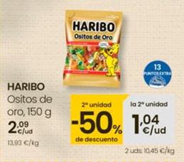 Oferta de Haribo - Ositos De Oro por 2,09€ en Eroski