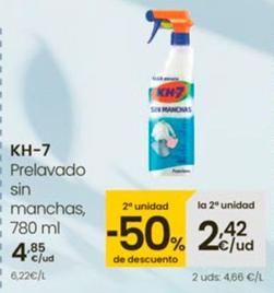 Oferta de Kh7 - Prelavado Sin Manchas por 4,85€ en Eroski