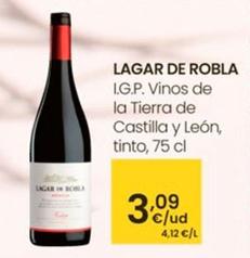 Oferta de Lagar De La Robla - I.g.p. Vinos De La Tierra De Castilla Y León por 3,09€ en Eroski