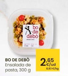 Oferta de Bo De Debò - Ensalada De Pasta por 2,65€ en Eroski