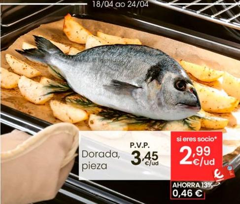 Oferta de Dorada Piezas por 3,45€ en Eroski