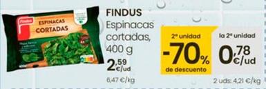 Oferta de Findus - Espinacas Cortadas por 2,59€ en Eroski