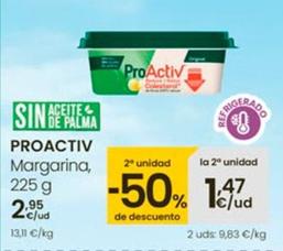 Oferta de Proactiv - Margarina por 2,95€ en Eroski