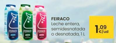 Oferta de Feiraco - Leche Entera por 1,09€ en Eroski