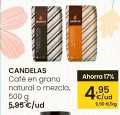 Oferta de Candelas - Café En Grano Natural / Mezcla por 4,95€ en Eroski