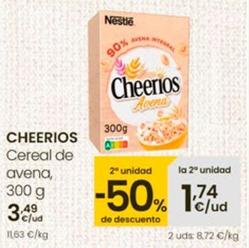 Oferta de Nestlé - Cheerios Cereal De Avena por 3,49€ en Eroski