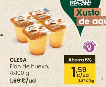 Oferta de Clesa - Flan De Huevo por 1,59€ en Eroski