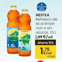 Oferta de Nestea - Refresco De Té Al Limón Con / Sin Azúcar por 1,75€ en Eroski