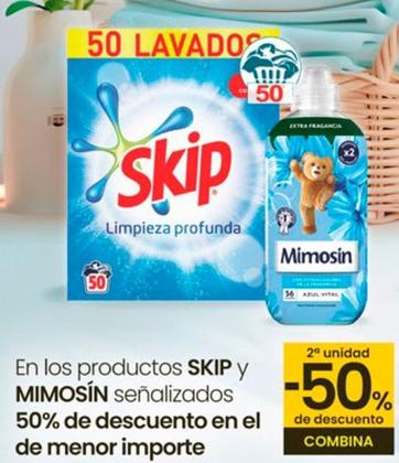 Oferta de En Los Productos Skip Y Mimosín en Eroski
