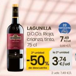 Oferta de Lagunilla - D.o.ca. Rioja, Crianza, Tinto por 7,49€ en Eroski