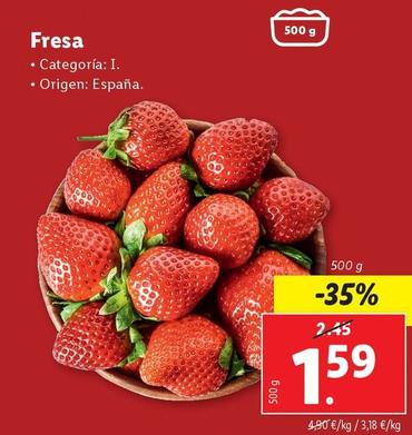 Oferta de Fresa por 1,59€ en Lidl