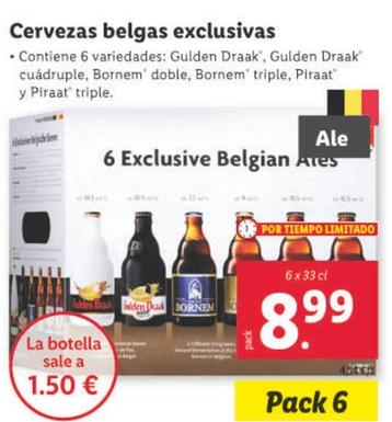 Oferta de Cervezas Belgas Exclusivas por 8,99€ en Lidl