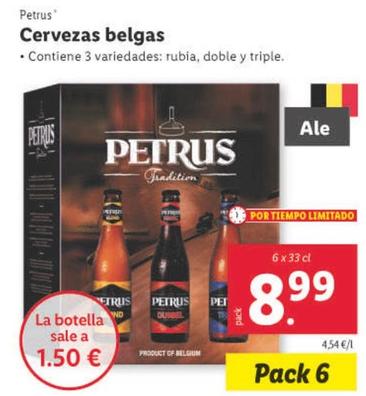 Oferta de Petrus - Cervezas Belgas por 8,99€ en Lidl