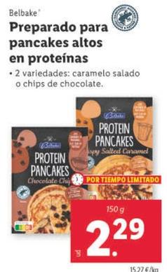 Oferta de Belbake - Preparado Para Pancakes Altos En Proteinas por 2,29€ en Lidl