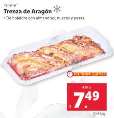 Oferta de Panetier - Trenza De Aragon por 7,49€ en Lidl