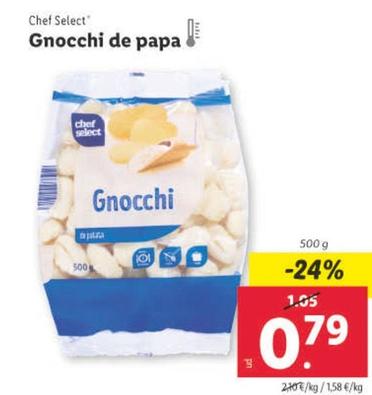 Oferta de Chef Select - Gnocchi De Papa por 0,79€ en Lidl