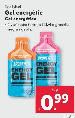 Oferta de Sportyfeel - Gel Energético por 0,99€ en Lidl
