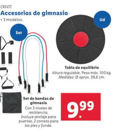 Oferta de Crivit - Accesorios De Gimasio por 9,99€ en Lidl